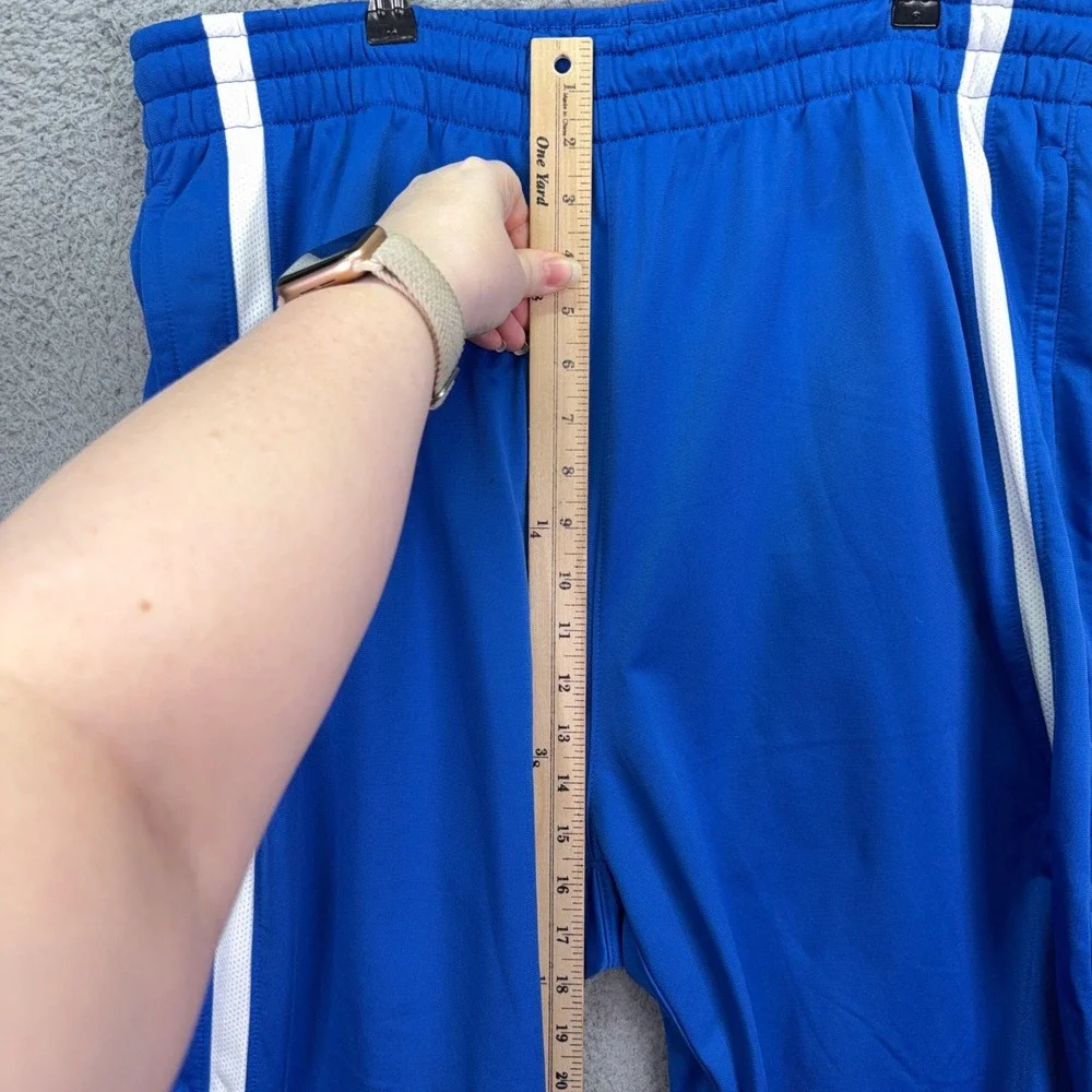 Vintage Jordan Track Pants Mens XXL Royal Blue White Stripe Active Lounge Y2K